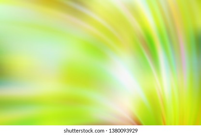 Light Green, Yellow vector blurred and colored pattern. Creative illustration in halftone style with gradient. New way of your design.