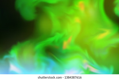 Light Green, Yellow vector blurred and colored pattern. New colored illustration in blur style with gradient. Elegant background for a brand book.