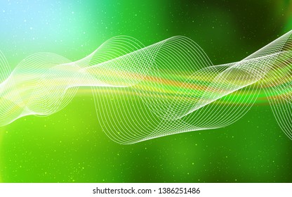 Light Green, Yellow vector blurred bright template. Modern abstract illustration with gradient. New style for your business design.