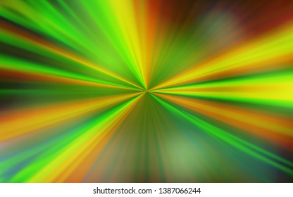 Light Green, Yellow vector blurred shine abstract background. Modern abstract illustration with gradient. New style for your business design.