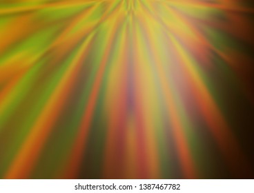 Light Green, Yellow vector blurred bright template. Modern geometrical abstract illustration with gradient. A new texture for your design.