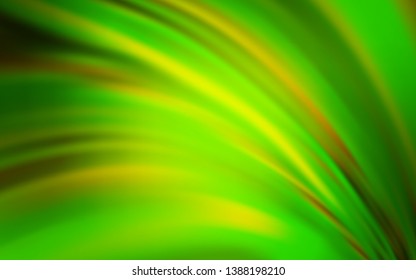 Light Green, Yellow vector blurred background. Abstract colorful illustration with gradient. New design for your business.
