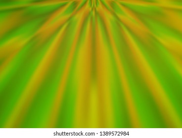 Light Green, Yellow vector blurred background. Colorful illustration in abstract style with gradient. A completely new design for your business.