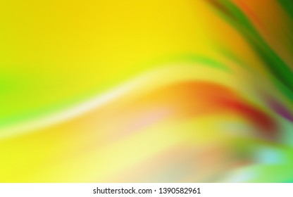Light Green, Yellow vector blurred background. New colored illustration in blur style with gradient. Background for designs.