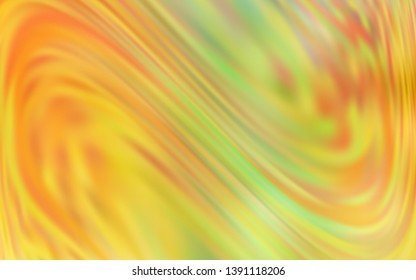 Light Green, Yellow vector blurred shine abstract texture. An elegant bright illustration with gradient. New way of your design.