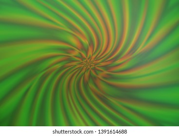 Light Green, Yellow vector blurred bright template. Creative illustration in halftone style with gradient. The blurred design can be used for your web site.