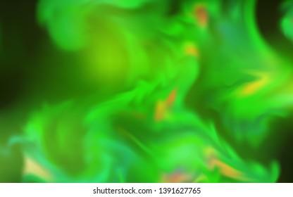 Light Green, Yellow vector blurred bright template. A completely new colored illustration in blur style. The best blurred design for your business.