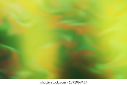 Light Green, Yellow vector blurred bright pattern. Modern abstract illustration with gradient. Elegant background for a brand book.