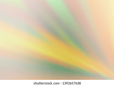 Light Green, Yellow vector blurred and colored background. Glitter abstract illustration with an elegant design. Brand new design for your business.