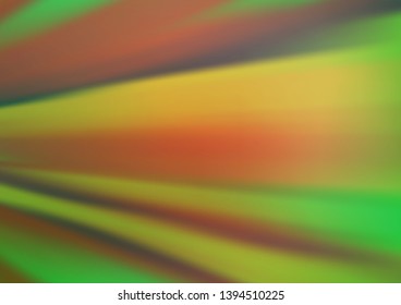 Light Green, Yellow vector blurred bright template. Glitter abstract illustration with an elegant design. The template for backgrounds of cell phones.