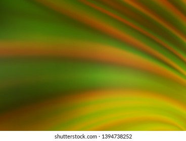 Light Green, Yellow vector blurred and colored background. Glitter abstract illustration with an elegant design. The template can be used for your brand book.