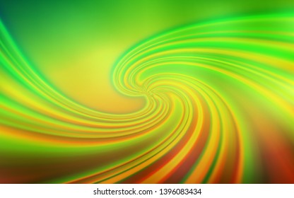 Light Green, Yellow vector blurred template. New colored illustration in blur style with gradient. Elegant background for a brand book.