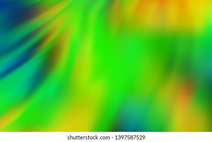 Light Green, Yellow vector blurred template. Abstract colorful illustration with gradient. New style for your business design.