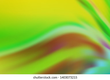 Light Green, Yellow vector blurred and colored pattern. Abstract colorful illustration with gradient. Background for a cell phone.
