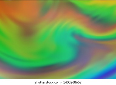 Light Green, Yellow vector blurred bright texture. Glitter abstract illustration with gradient design. Background for designs.