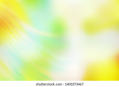 Light Green, Yellow vector blurred and colored pattern. Creative illustration in halftone style with gradient. New design for your business.