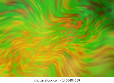 Light Green, Yellow vector blurred bright template. Shining colored illustration in smart style. Background for a cell phone.