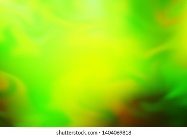 Light Green, Yellow vector blurred bright texture. An elegant bright illustration with gradient. Smart design for your work.