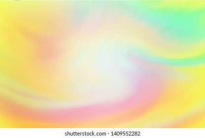 Light Green, Yellow vector blurred shine abstract background. Creative illustration in halftone style with gradient. Blurred design for your web site.