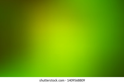 Light Green, Yellow vector blurred shine abstract background. Creative illustration in halftone style with gradient. Elegant background for a brand book.