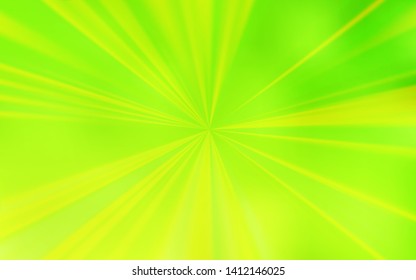 Light Green, Yellow vector blurred shine abstract texture. An elegant bright illustration with gradient. New design for your business.