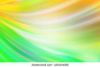Light Green, Yellow vector blurred template. An elegant bright illustration with gradient. Elegant background for a brand book.