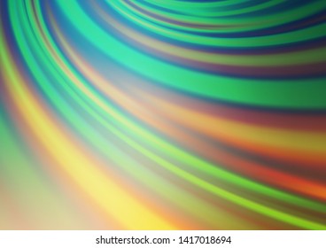 Light Green, Yellow vector blurred and colored template. An elegant bright illustration with gradient. A new texture for your design.