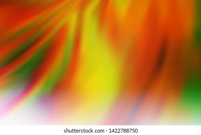 Light Green, Yellow vector blurred bright pattern. Colorful abstract illustration with gradient. Completely new design for your business.