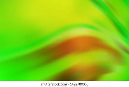 Light Green, Yellow vector blurred bright texture. Shining colored illustration in smart style. Background for designs.