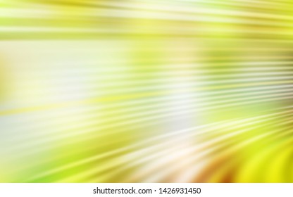Light Green, Yellow vector blurred shine abstract texture. A completely new colored illustration in blur style. New style for your business design.