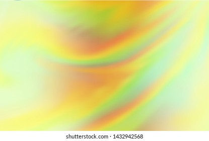 Light Green, Yellow vector blurred shine abstract background. Creative illustration in halftone style with gradient. Smart design for your work.