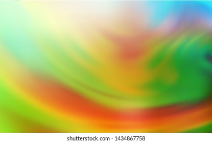 Light Green, Yellow vector blurred bright pattern. New colored illustration in blur style with gradient. The best blurred design for your business.