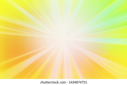 Light Green, Yellow vector blurred bright pattern. Colorful illustration in abstract style with gradient. Background for designs.