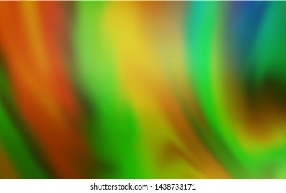 Light Green, Yellow vector blurred pattern. Colorful illustration in abstract style with gradient. Background for designs.