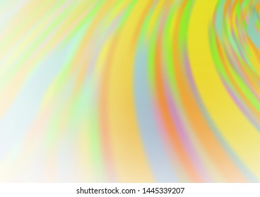 Light Green, Yellow vector blurred background. Colorful illustration in blurry style with gradient. The elegant pattern for brand book.
