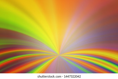 Light Green, Yellow vector blurred shine abstract template. Colorful abstract illustration with gradient. Blurred design for your web site.