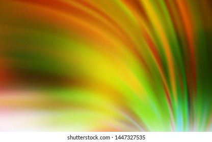 Light Green, Yellow vector blurred and colored pattern. An elegant bright illustration with gradient. The best blurred design for your business.