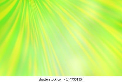 Light Green, Yellow vector blurred background. Colorful illustration in abstract style with gradient. New style design for your brand book.