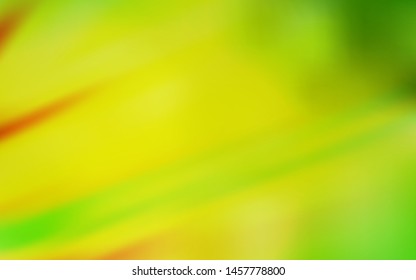 Light Green, Yellow vector blurred shine abstract texture. Glitter abstract illustration with gradient design. Blurred design for your web site.