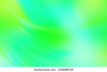 Light Green, Yellow vector blurred background. Glitter abstract illustration with gradient design. New design for your business.