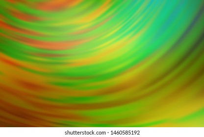 Light Green, Yellow vector blurred and colored pattern. Glitter abstract illustration with gradient design. Completely new design for your business.