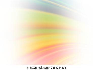 Light Green, Yellow vector blurred bright pattern. A completely new color illustration in a bokeh style. A completely new template for your design.