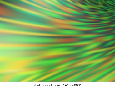 Light Green, Yellow vector blurred bright background. Glitter abstract illustration with an elegant design. A completely new template for your design.