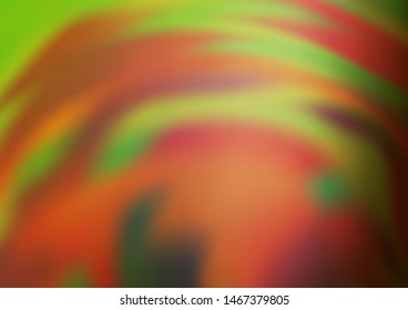 Light Green, Yellow vector blurred bright template. Colorful abstract illustration with gradient. The template can be used for your brand book.