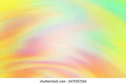 Light Green, Yellow vector blurred shine abstract background. Glitter abstract illustration with gradient design. Blurred design for your web site.