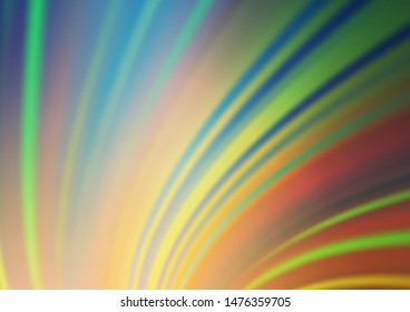 Light Green, Yellow vector blurred shine abstract pattern. Colorful illustration in blurry style with gradient. The template can be used for your brand book.