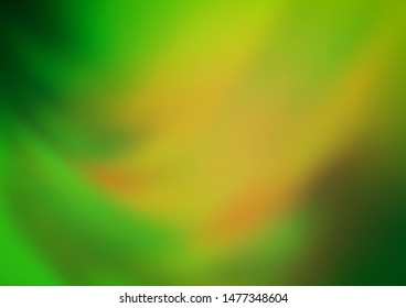 Light Green, Yellow vector blurred bright background. Shining colorful illustration in a Brand new style. A completely new design for your business.
