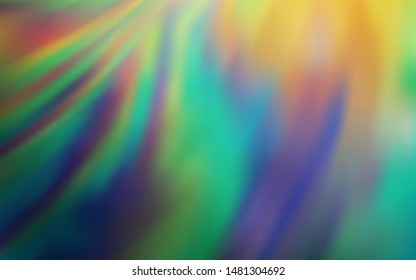 Light Green, Yellow vector blurred bright template. Shining colored illustration in smart style. Background for a cell phone.