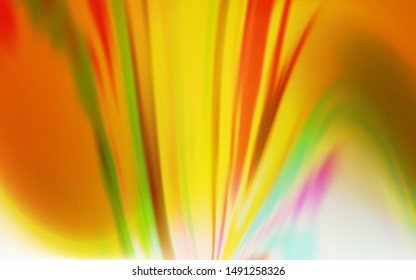 Light Green, Yellow vector blurred pattern. Creative illustration in halftone style with gradient. Background for a cell phone.