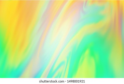 Light Green, Yellow vector blurred background. Abstract colorful illustration with gradient. Completely new design for your business.